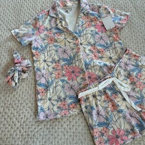 PJ Salvage Yellow and Orange Pajama Set Intimates & Sleepwear